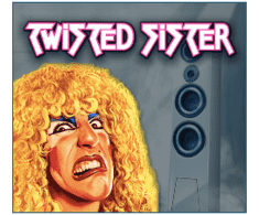 machine a sous Twisted Sister logiciel Play'n Go
