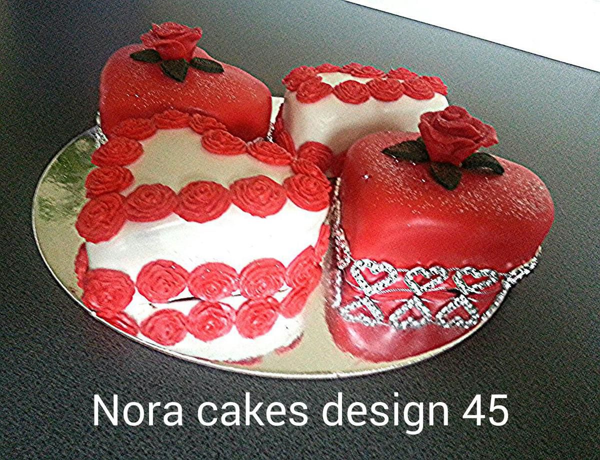 Gateaux En Forme De Coeur Pour Un Mari Chanceux Nora Cakes Design 45