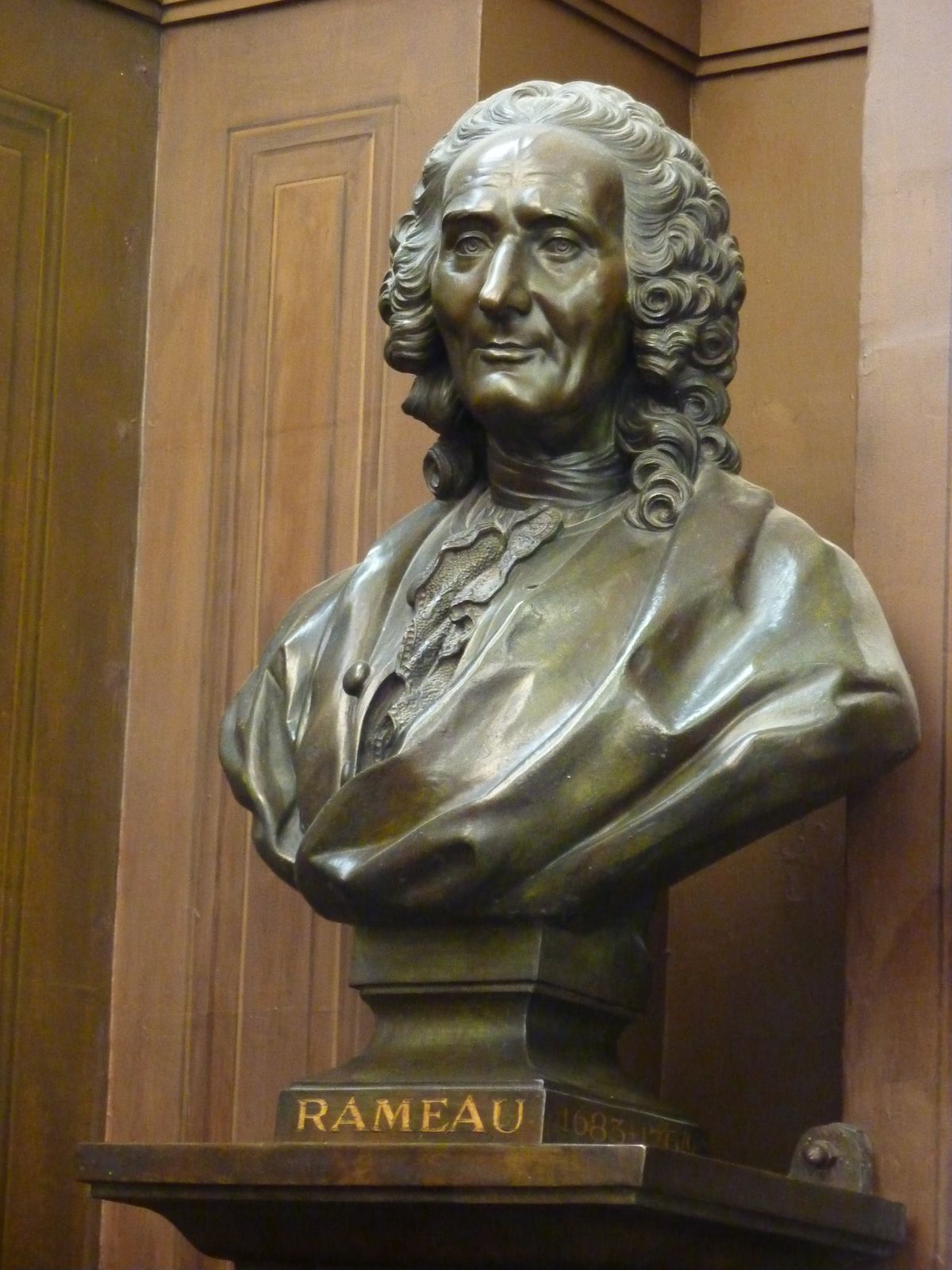 Buste du compositeur Jean-Philippe Rameau