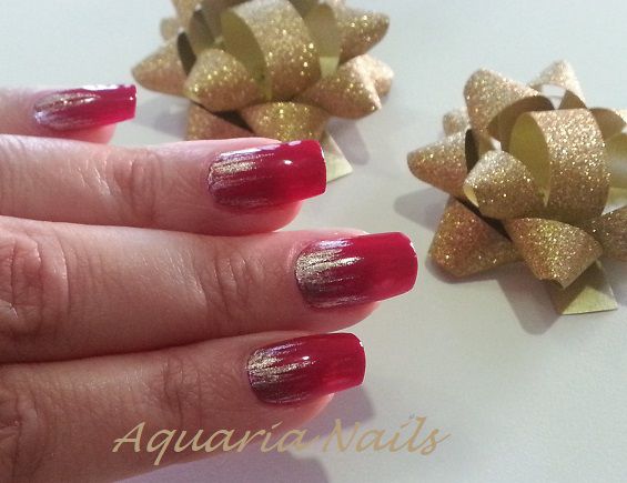 nail art simple vernis et liner