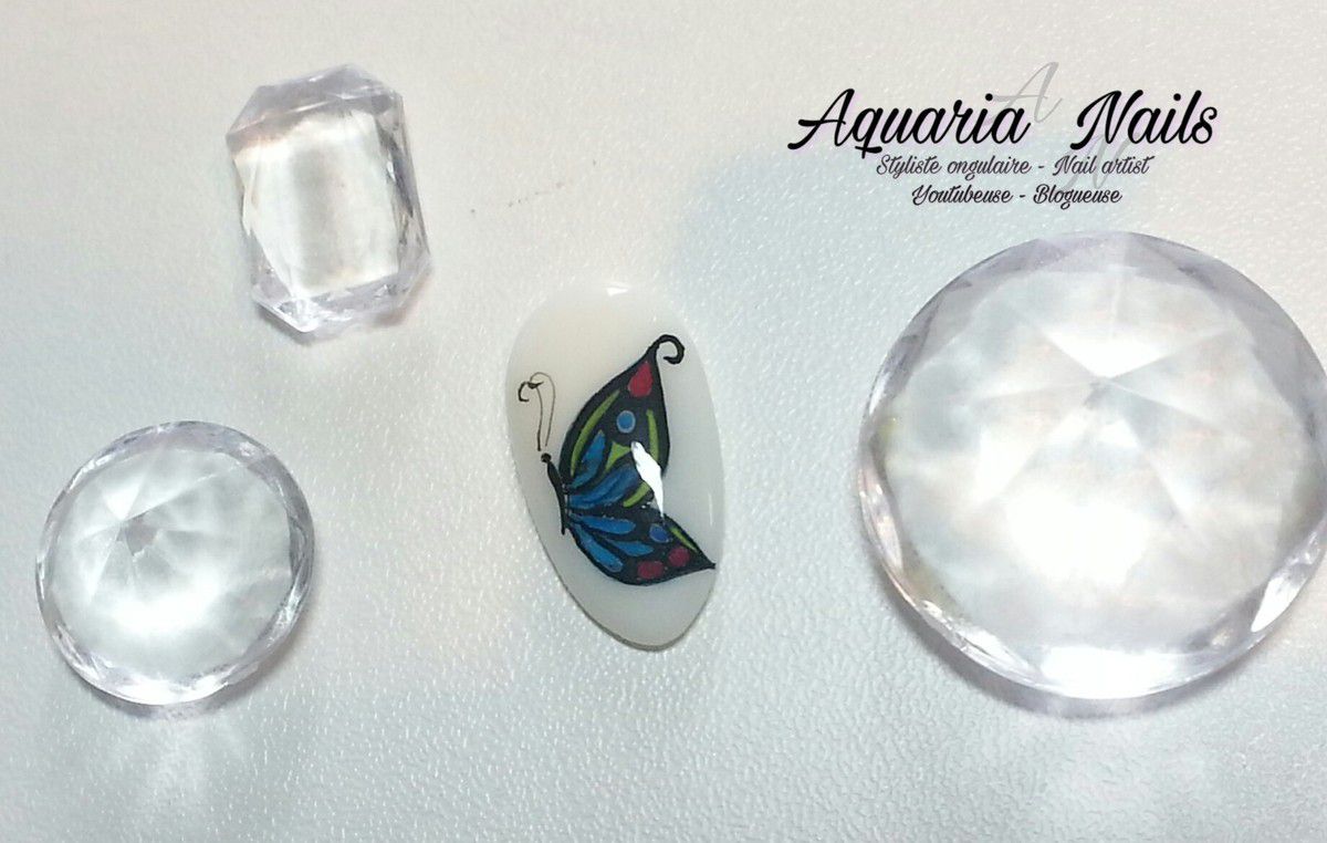 nail art papillon