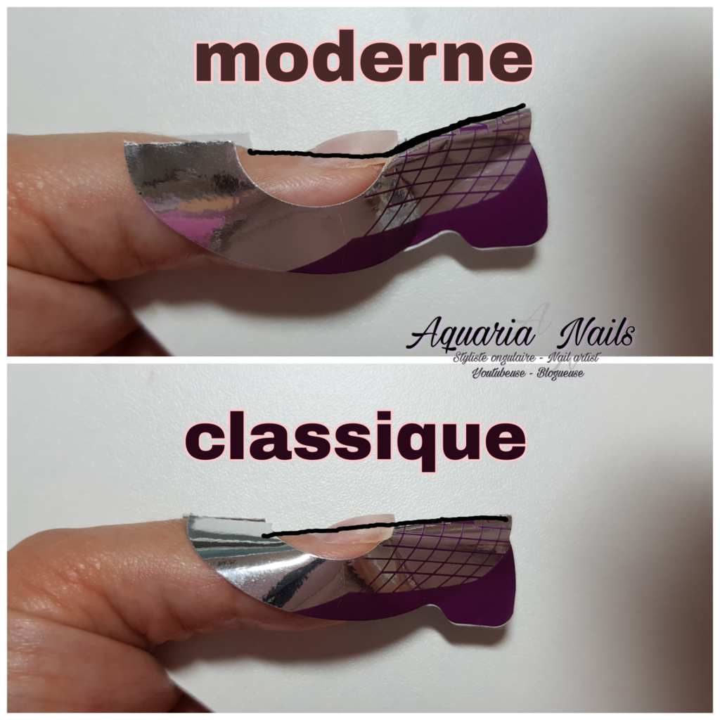 Bien poser son chablon - apex moderne ou classique - Aquaria Nails