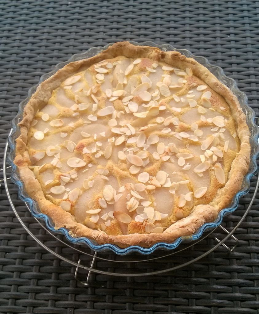 Tarte poires amandine