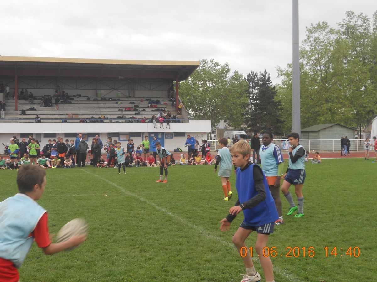Tournoi départemental de rugby 6° à Armandie