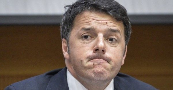 Matteo Renzi...grand perdant des élections d' hier avec 19% des voix