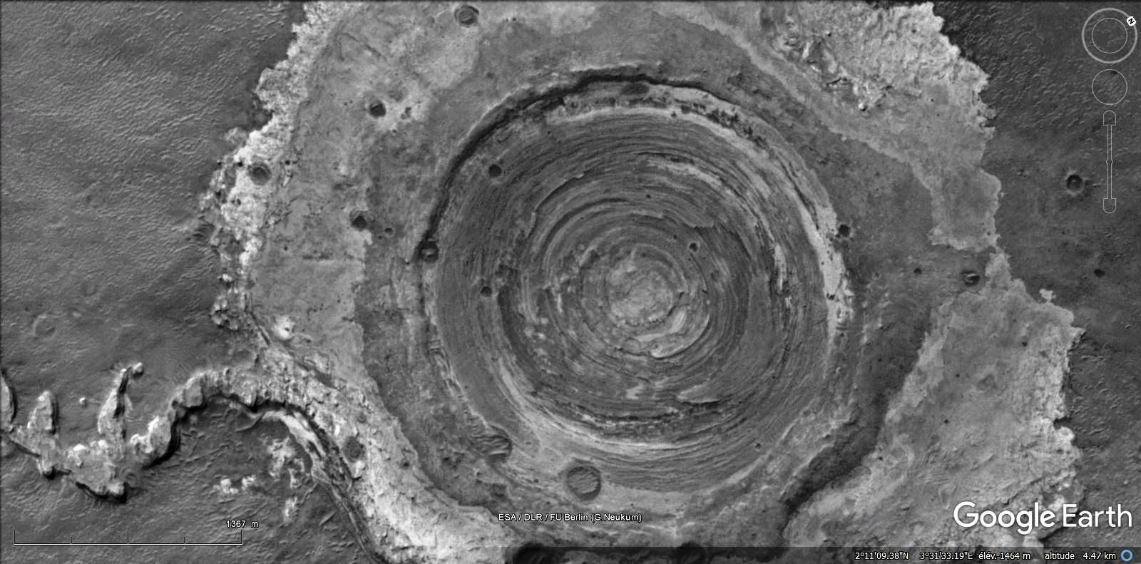 Mars ressemble au désert du Namib