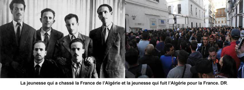 Un 1er Novembre devant le Centre culturel français à Alger