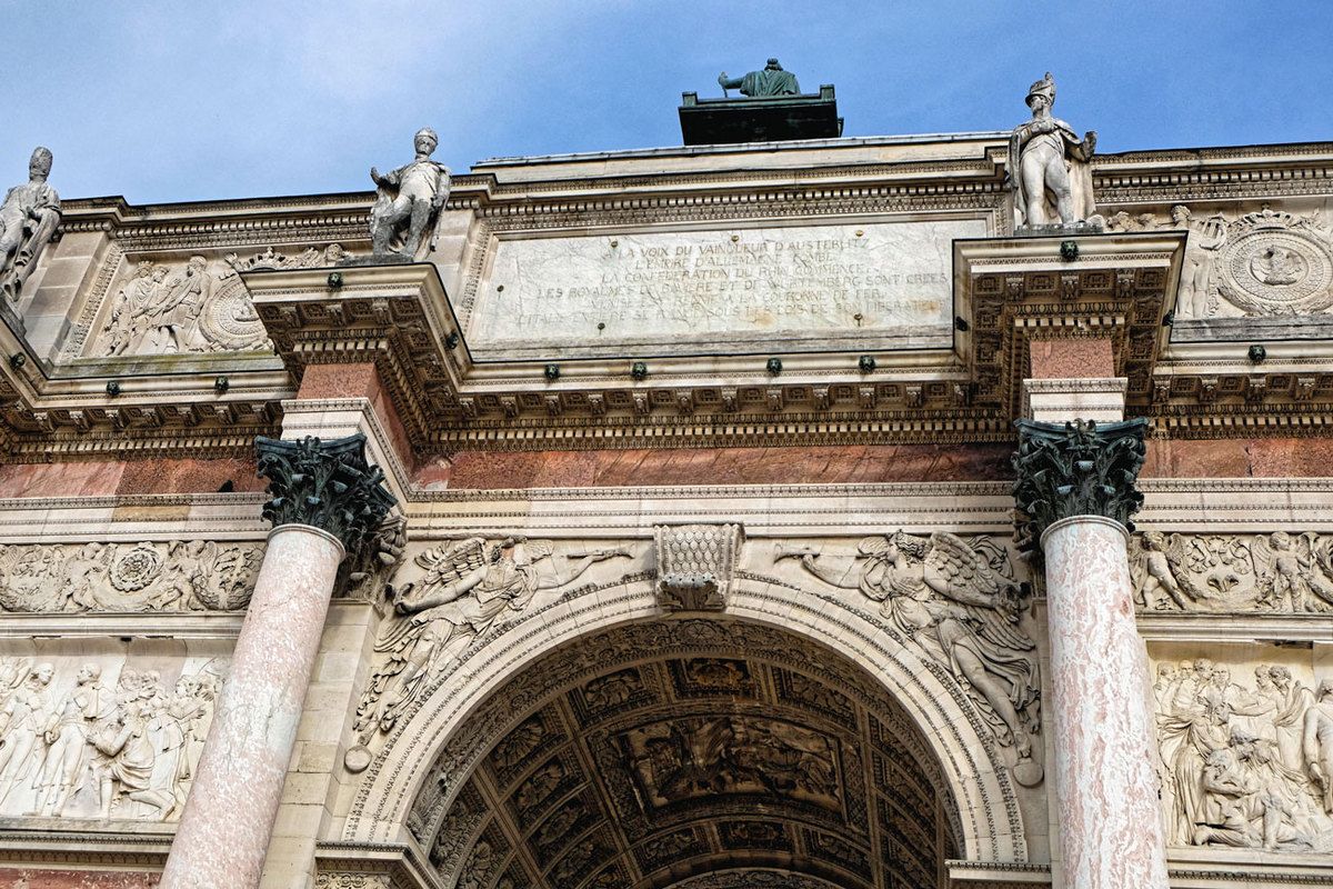 L'Arc de Triomphe du Carrousel - Le Louvre - Paris
