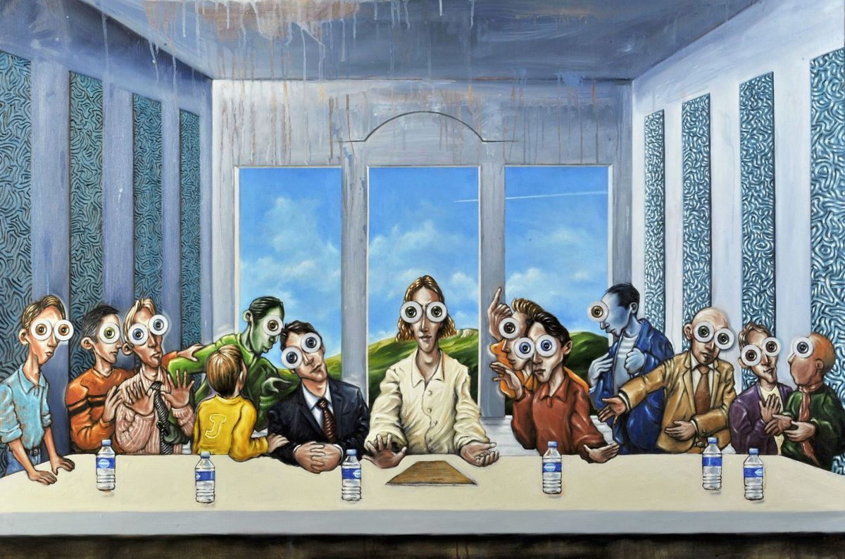 buffard pascal peintures squelette picasso van gogh street art templiers vinci