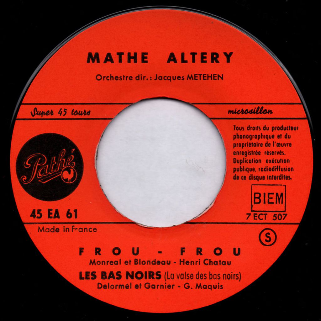 Mathé Altéry - Frou-frou