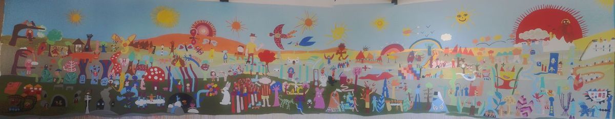 Récit Dun Grand Projet De Fresque Ecole Claudius Moussier