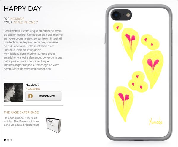 My marbled papers on your smartphones