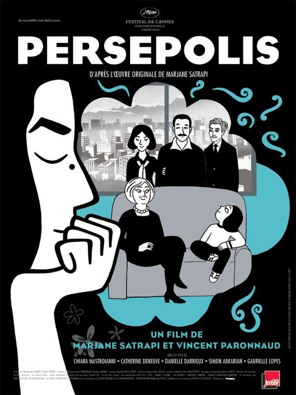 persepolis film marjane satrapi iran shah ayatollah révolution vincent patronnaud dessin animé animation