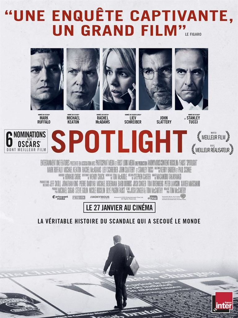 spotlight tom maccarthy michael keaton rachel mcadams mark ruffalo stanley tucci film église boston pédophile