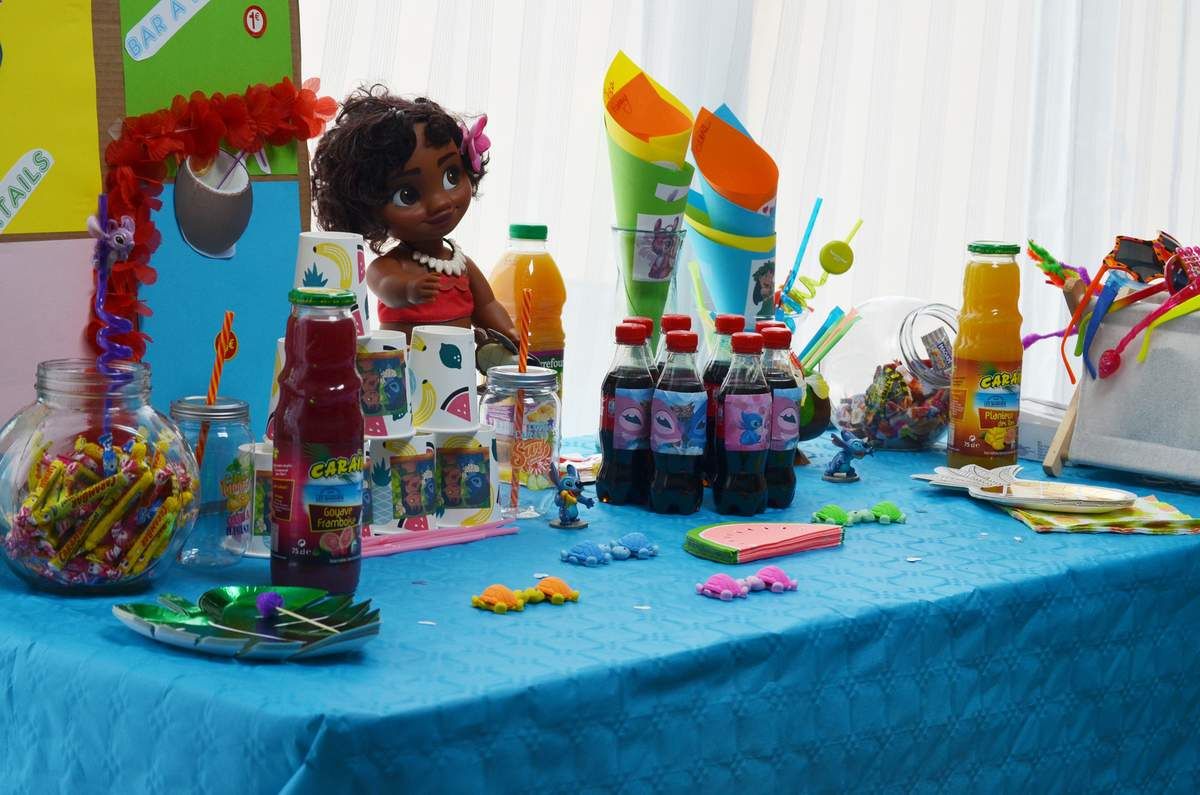 Anniversaire 8 Ans Vahiana Lilo Et Stitch Liloetstich Vahiana Decogatopateasucre