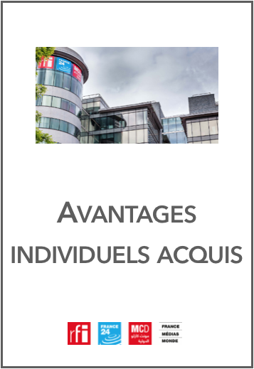 Accord relatif aux avantages individuels acquis