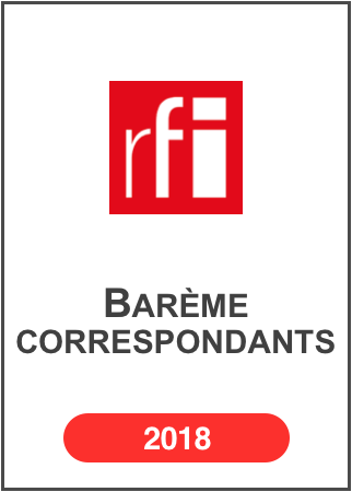 Nouveau Barème de rémunération des correspondants de RFI - 2018