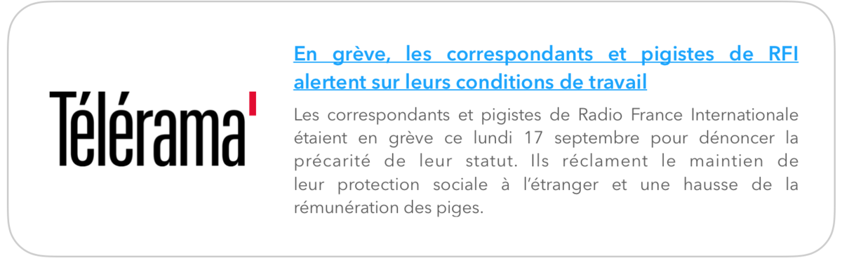 En grève, les correspondants et pigistes de RFI alertent sur leurs conditions de travail