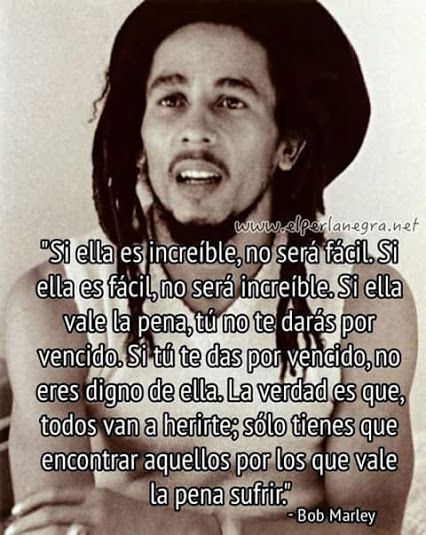 Bob Marley 7 frases en imagenes - La vache rose espagnole