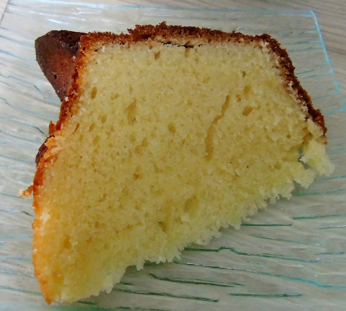 Gâteau au yaourt et au citron réalisé avec le Cook Expert