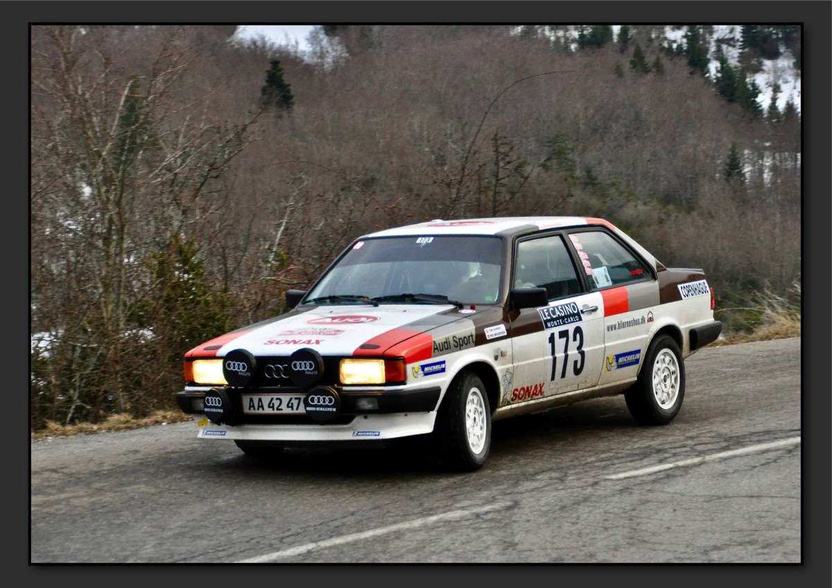 Toni HANSEN (DNK) Per BRODERSEN (DNK) - Audi 80 GLE de 1979 - 11ème classement final