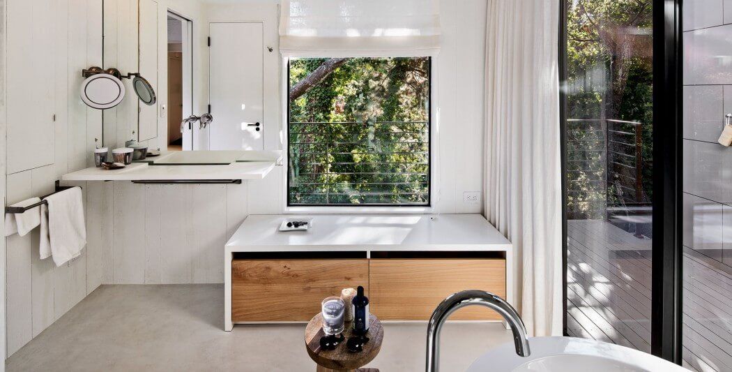 Se laver en profitant de la nature le rêve.....