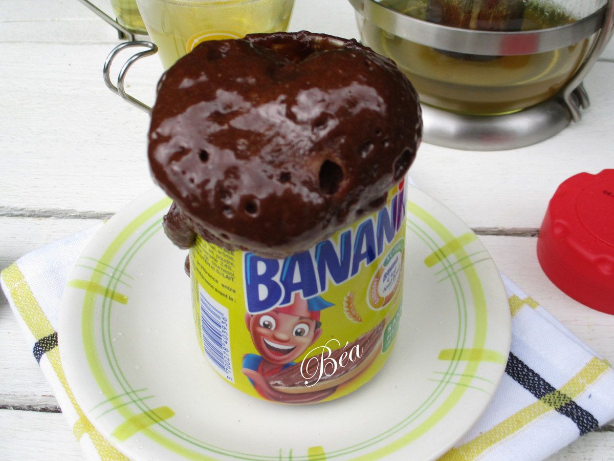 Cake en pot de Banania à tartiner