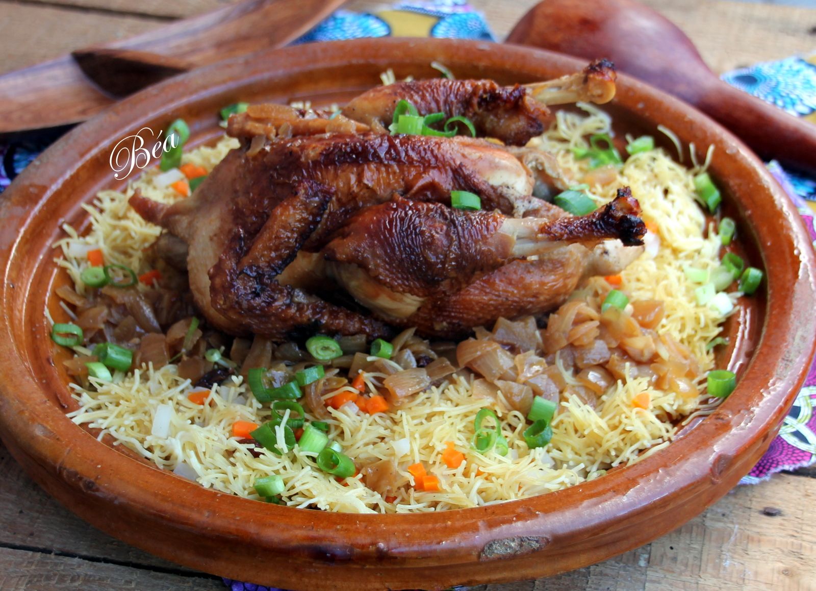 Poulet sénégalais aux vermicelles - balade sénégalaise à Saint Louis - Les  petits plats de Béa