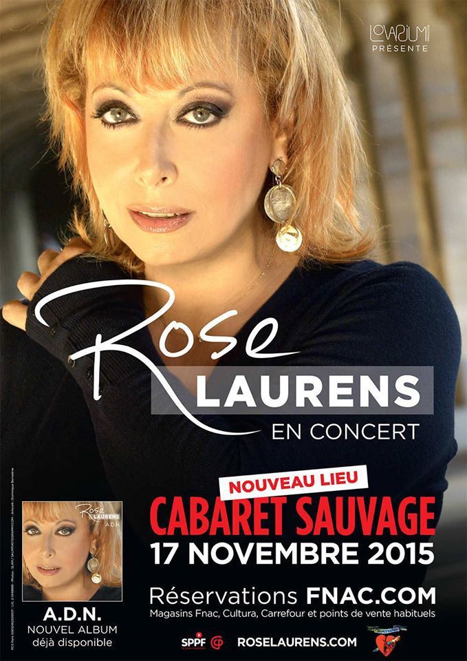 Dernière minute : le concert de Rose Laurens déménage au Cabaret Sauvage !