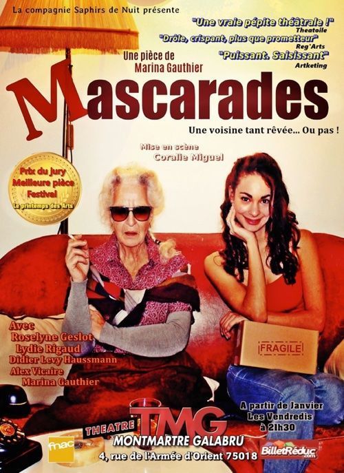 « Mascarades » au Théâtre Michel Galabru, nous y étions !