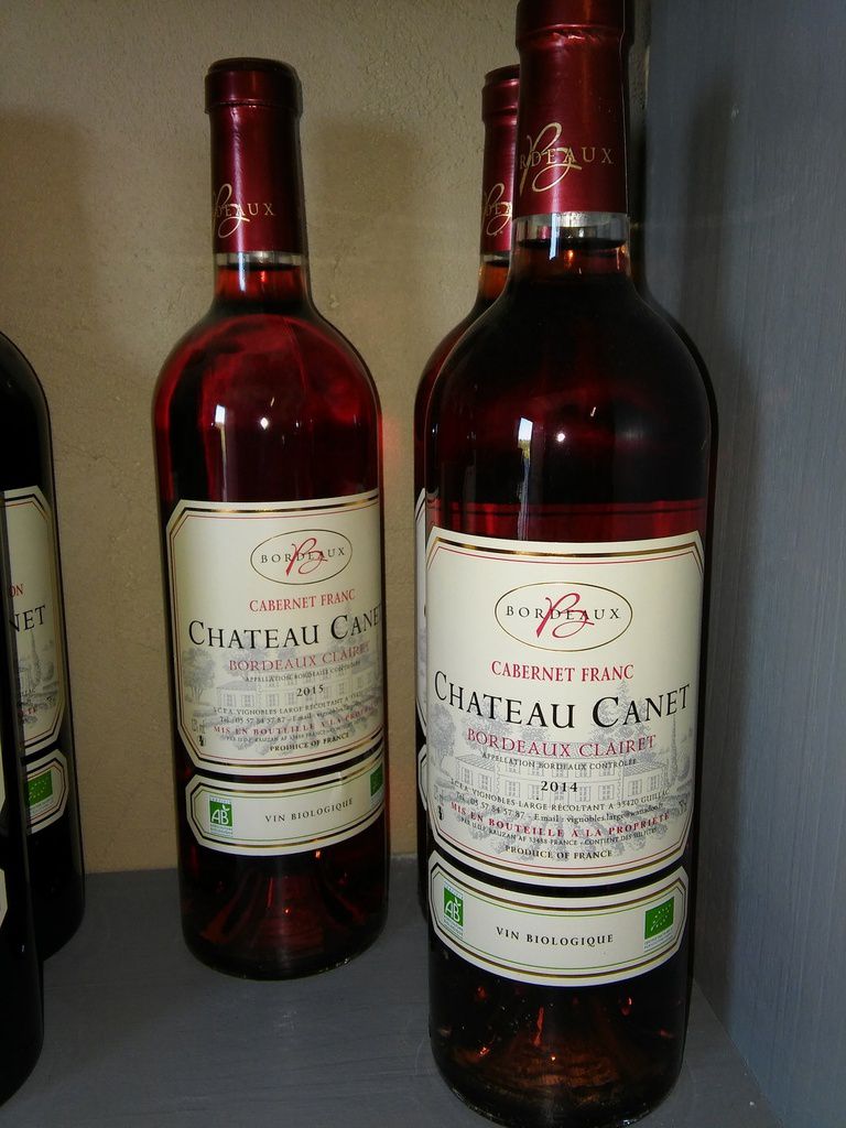 Vin biologique rosé Chateau Canet, Bordeaux