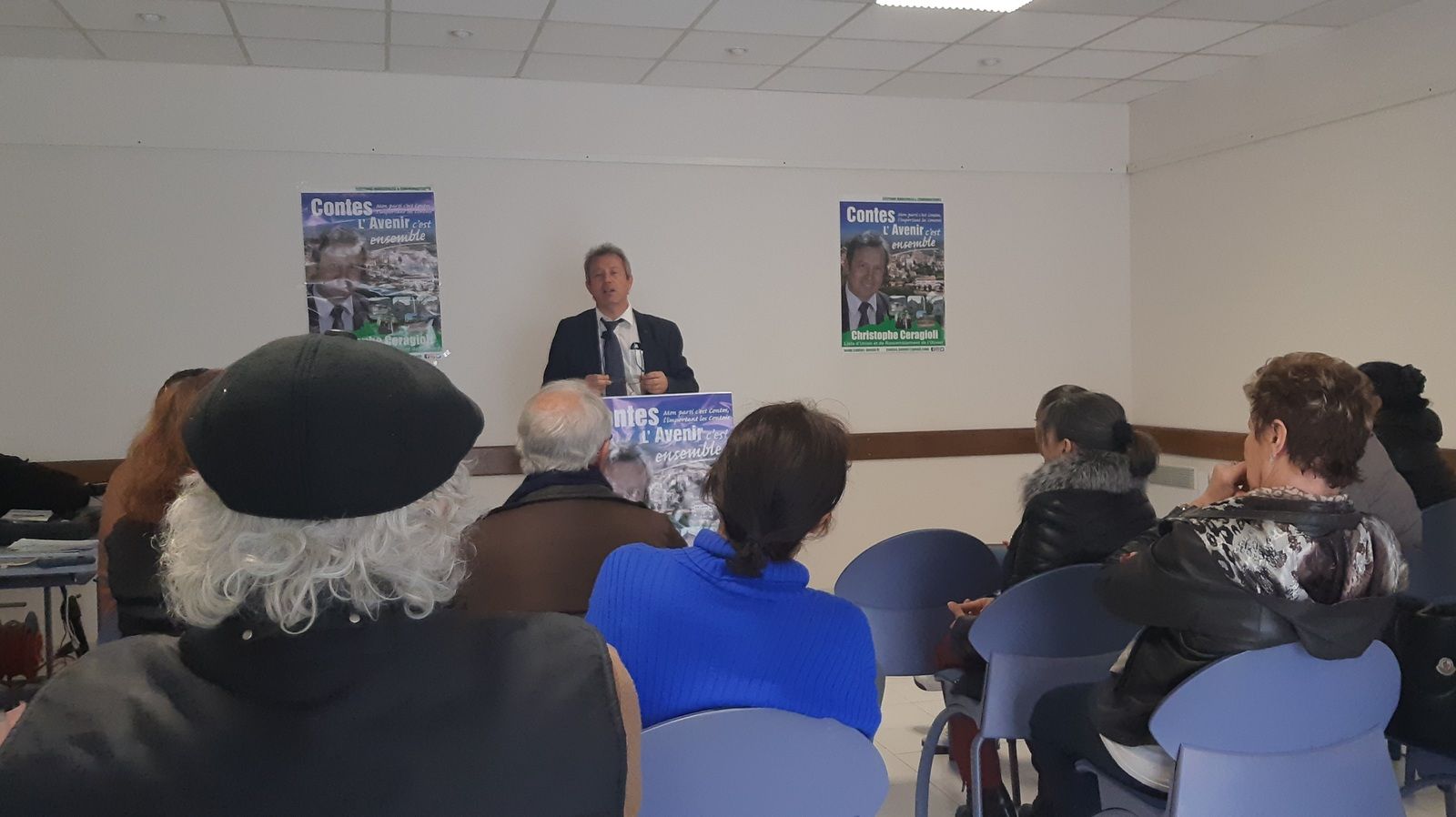SCLOS de CONTES: Une réunion publique réussie!