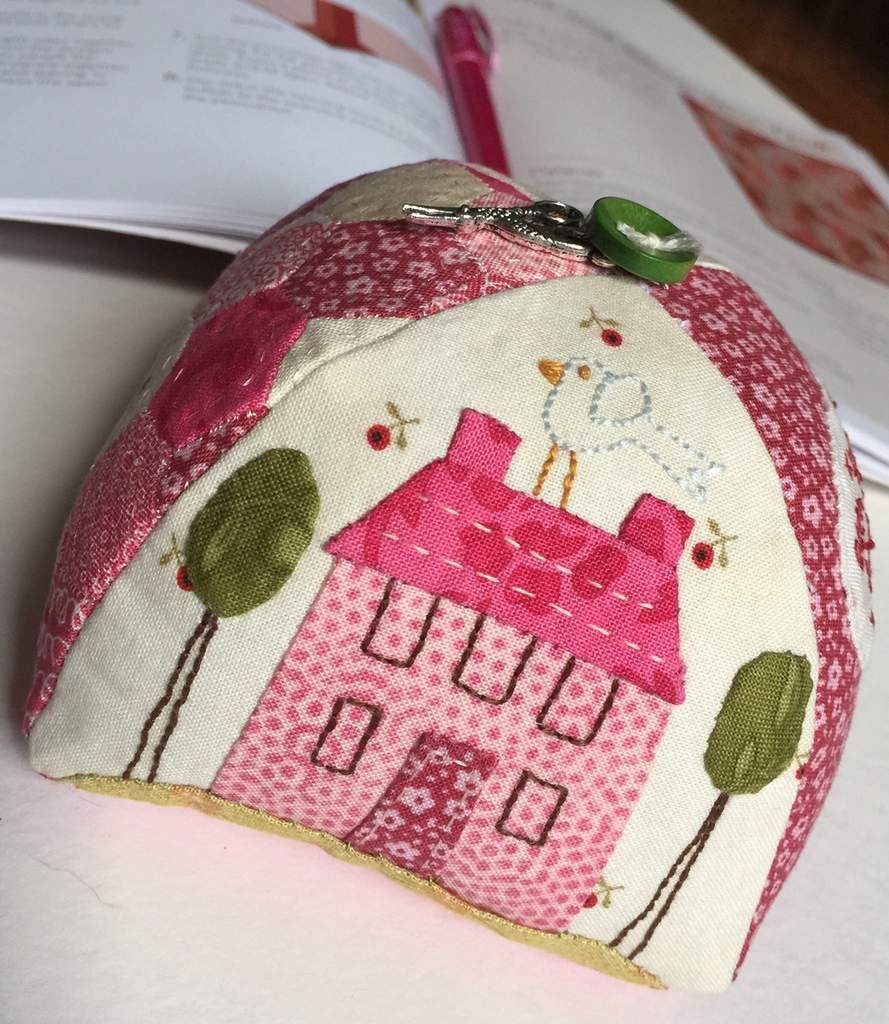 Realized by Nadia Simona - Designer Natalie Bird - Cottage Style Charm - Little House Pincushion