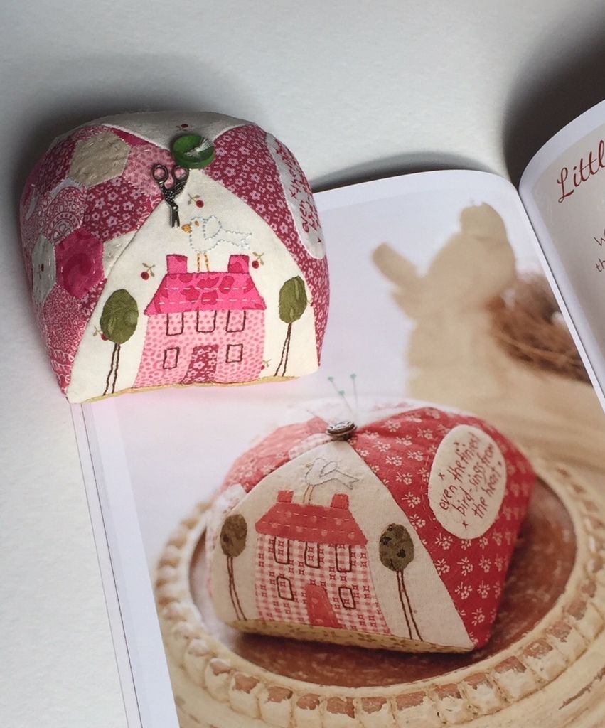 Realized by Nadia Simona - Designer Natalie Bird - Cottage Style Charm - Little House Pincushion