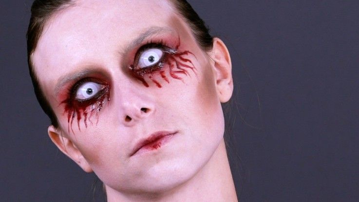 tuto #vidéo : réalisez ce #maquillage facile et ultra flippant pour