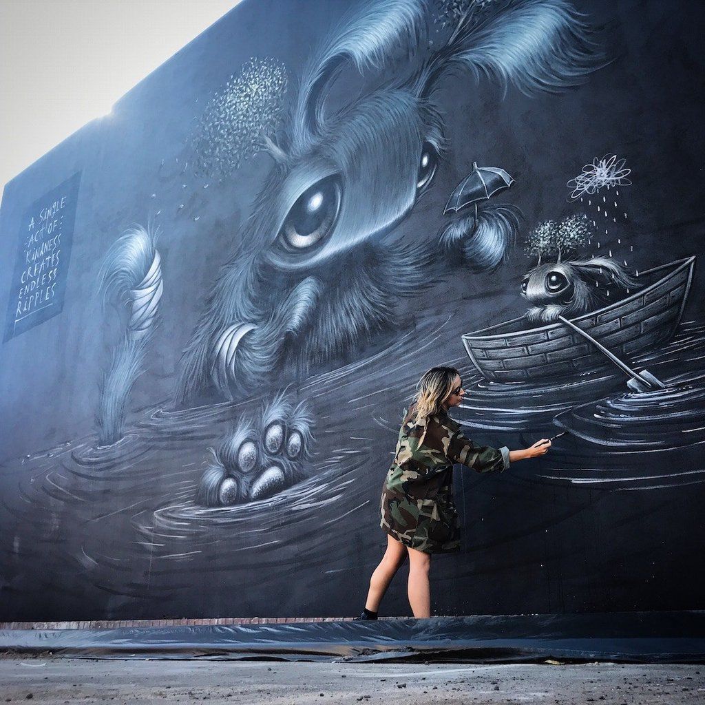 Hayley Welsh une artiste de street art engagée