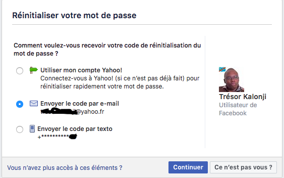 Facebook bloqué à cause d'un VPN