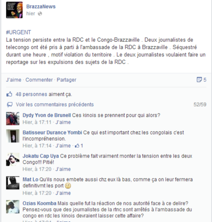 Fakenews - Mbata ya Bakolo RDC - Brazzaville