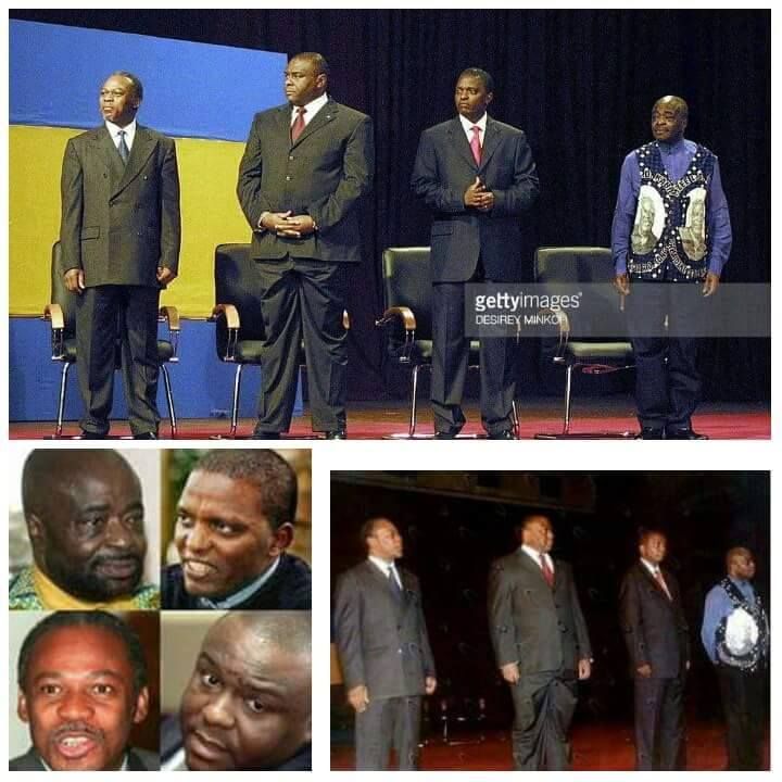 Les 4 vice-présidents de la transition en RDC