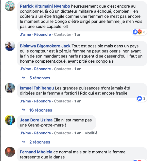 Le machisme en ligne - RDC