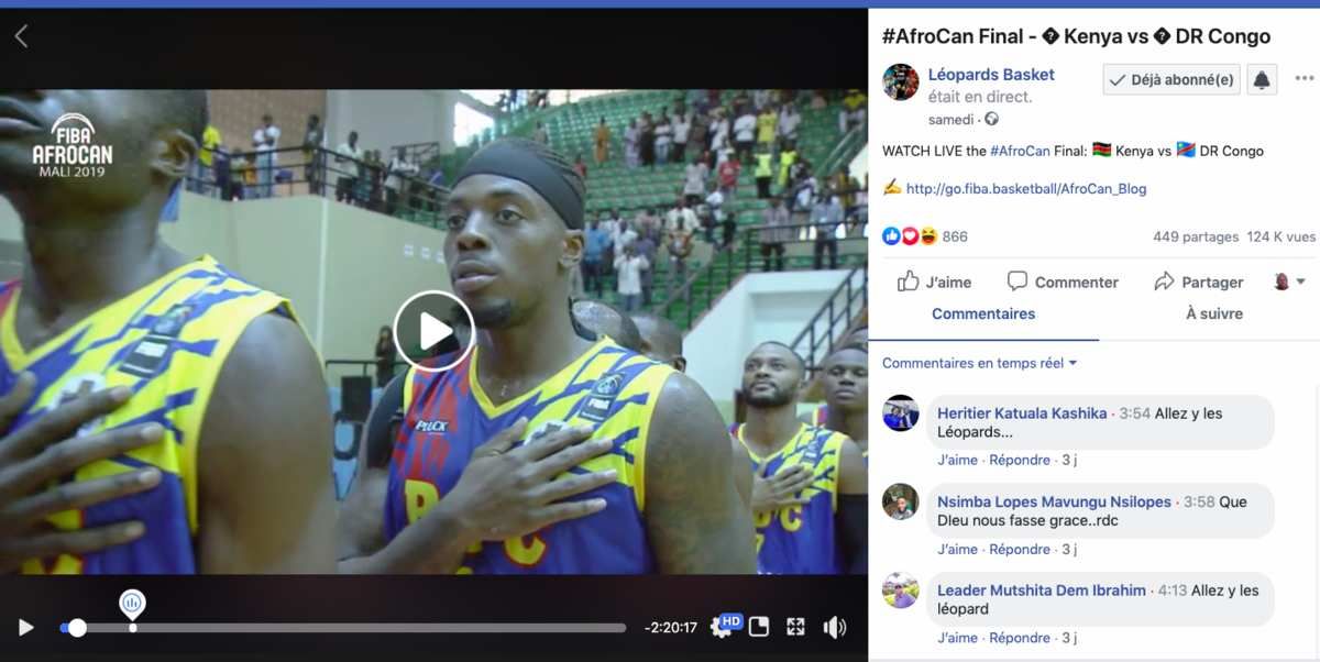Finale AfroCAN sur les réseaux sociaux