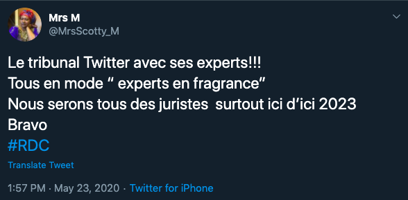 Tribunal des experts sur Twitter