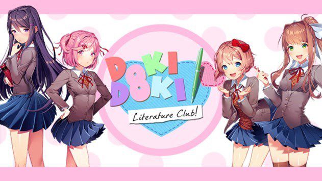 jeu vidéo horreur school life visual novel Doki Doki Literature Club