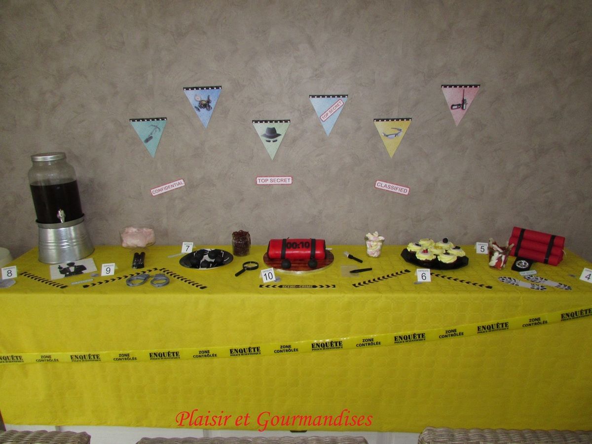 Anniversaire Agent Secret Espions Plaisir Et Gourmandises
