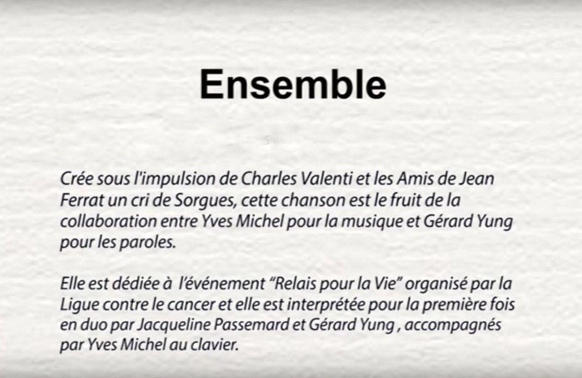 Relais Pour La Vie Avec L Association Les Amis De Jean Ferrat Un Cri Les 6 Et 7 Octobre 2018 A Sorgues Les Amis De Jean Ferrat Un Cri