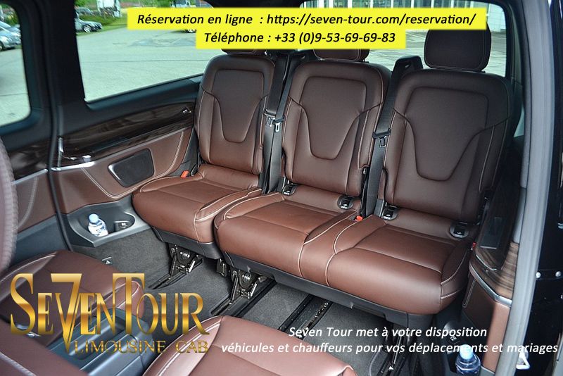 SEVEN TOUR LIMOUSINE CAB Services de véhicules et chauffeurs de prestige pour professionnels et particuliers Véhicules haut de gamme et de luxe, berlines avec chauffeur, prestations sur mesure Paris et province