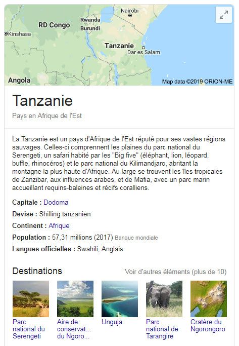 Objectif Tanzania est une agence spécialisée uniquement dans les safaris en Tanzanie