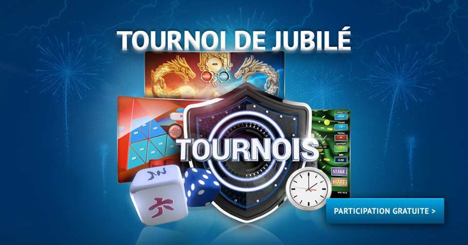 Gagnez du cash avec le tournois gratuit de jubilé sur le site de casino en ligne de belgique blitz.be