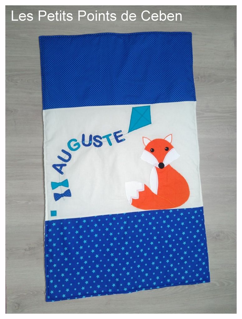 Couverture Bebe Personnalisee Renard Les Petits Points De Ceben Couverture Bebe Personnalisee Renard Les Petits Points De Ceben