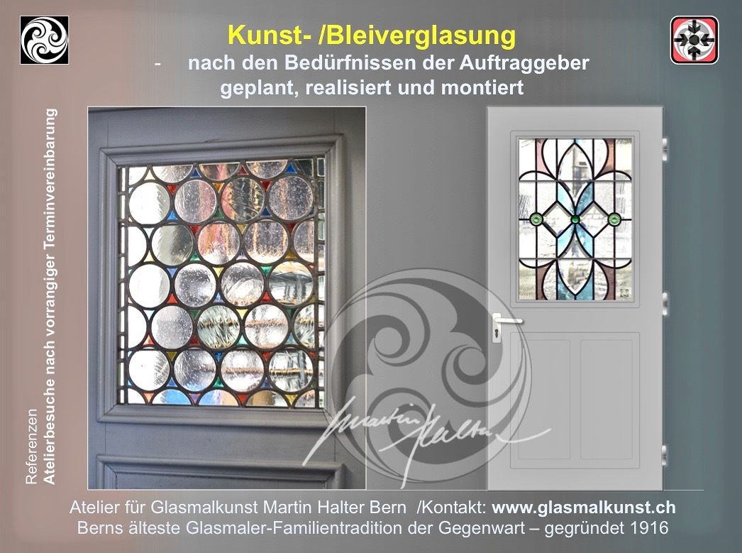 Bleiverglasungen, Kunstverglasungen, Kirchenfenster, Reparaturen, Neuanfertigung